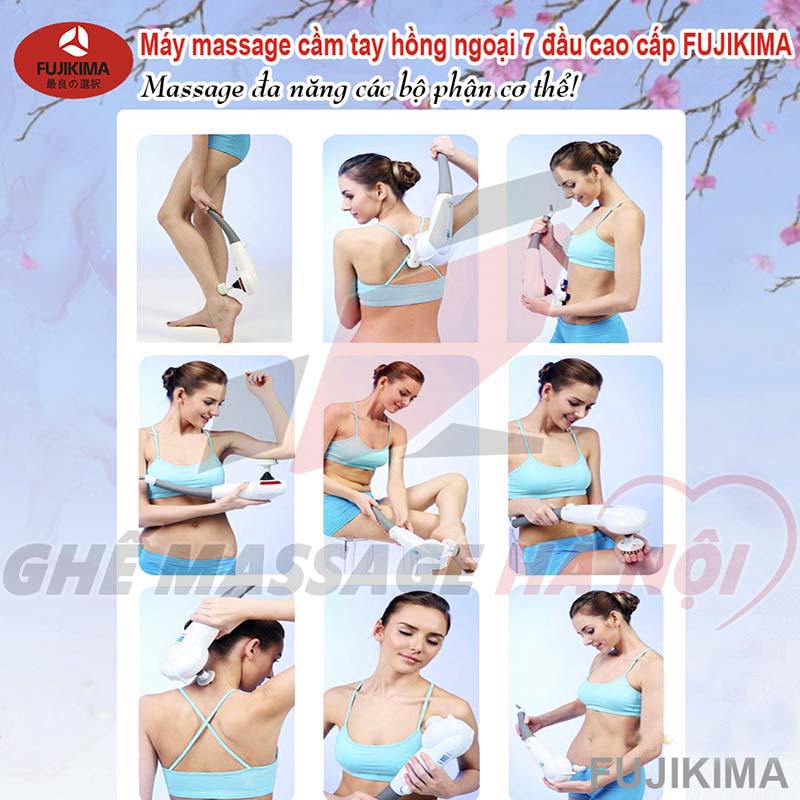 May massage cam tay hong ngoai 7 dau cao cap FUJIKIMA 2 1